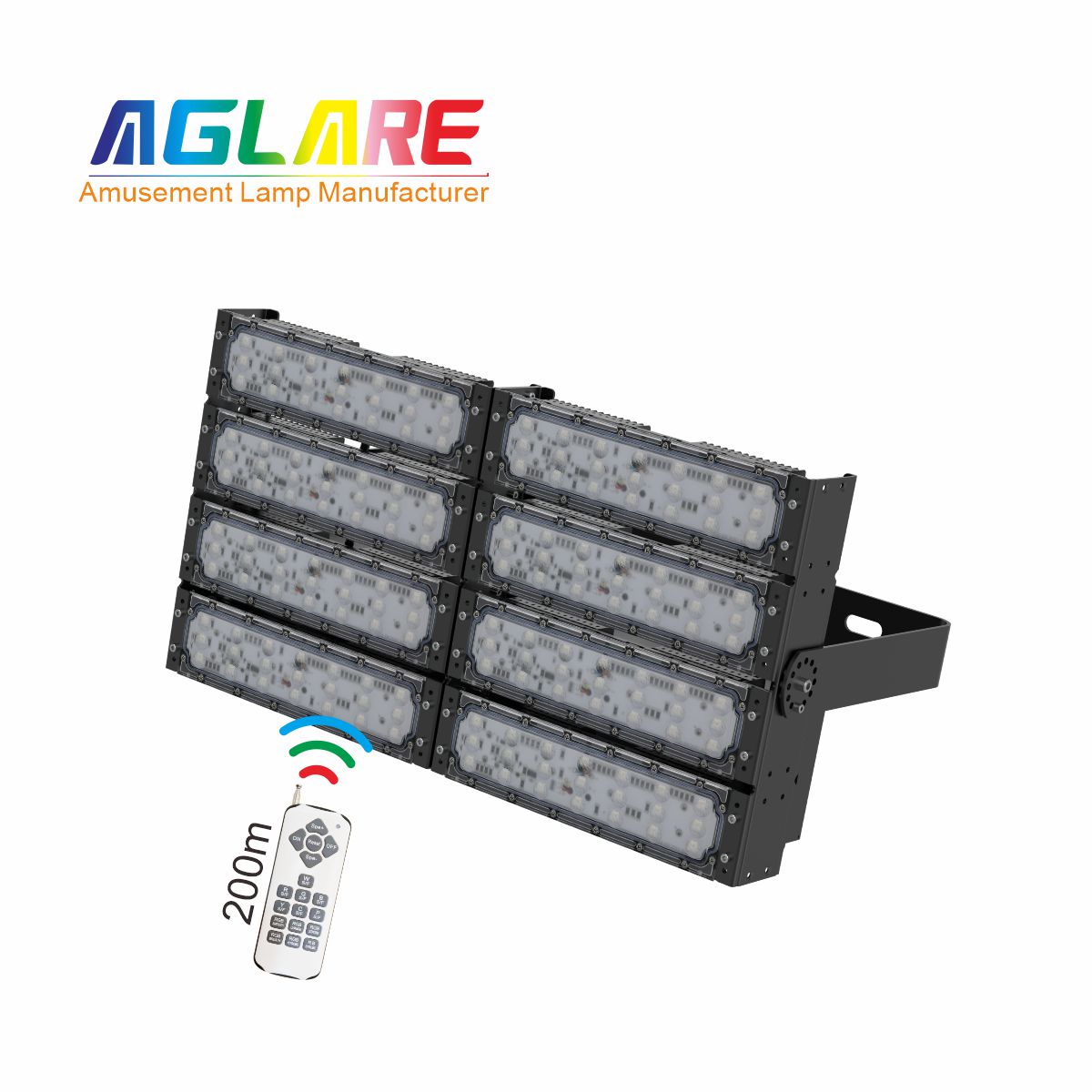 400WLED彩色投光灯泛光灯,变色户外射灯带遥？？？？？？？仄