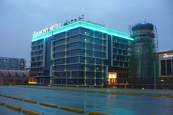 必发照明的户外装饰灯用在菲律宾旅馆工程项目